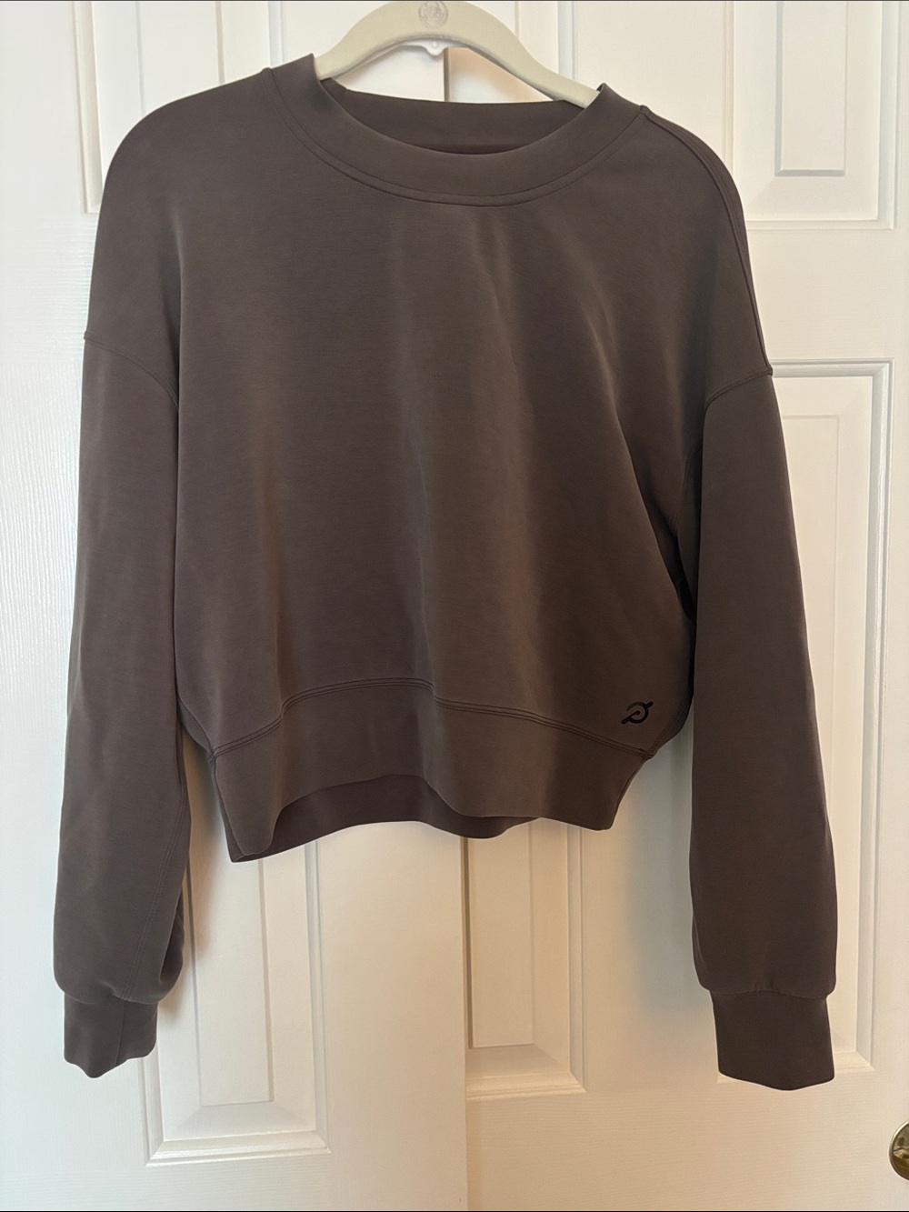 Lululemon x Peloton Women’s Cropped Crewneck Sweatshirt - Brown